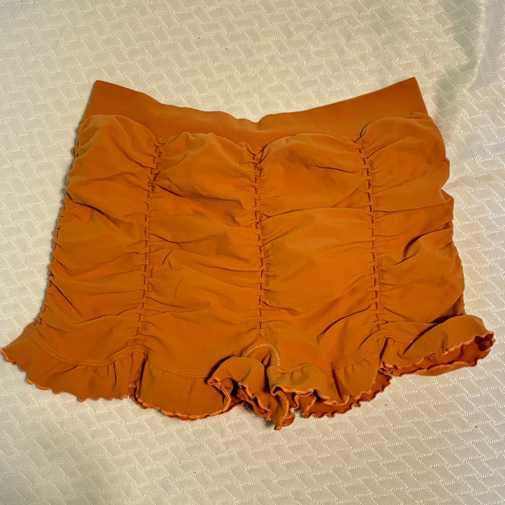 Free People Ruched Seamless Shorts